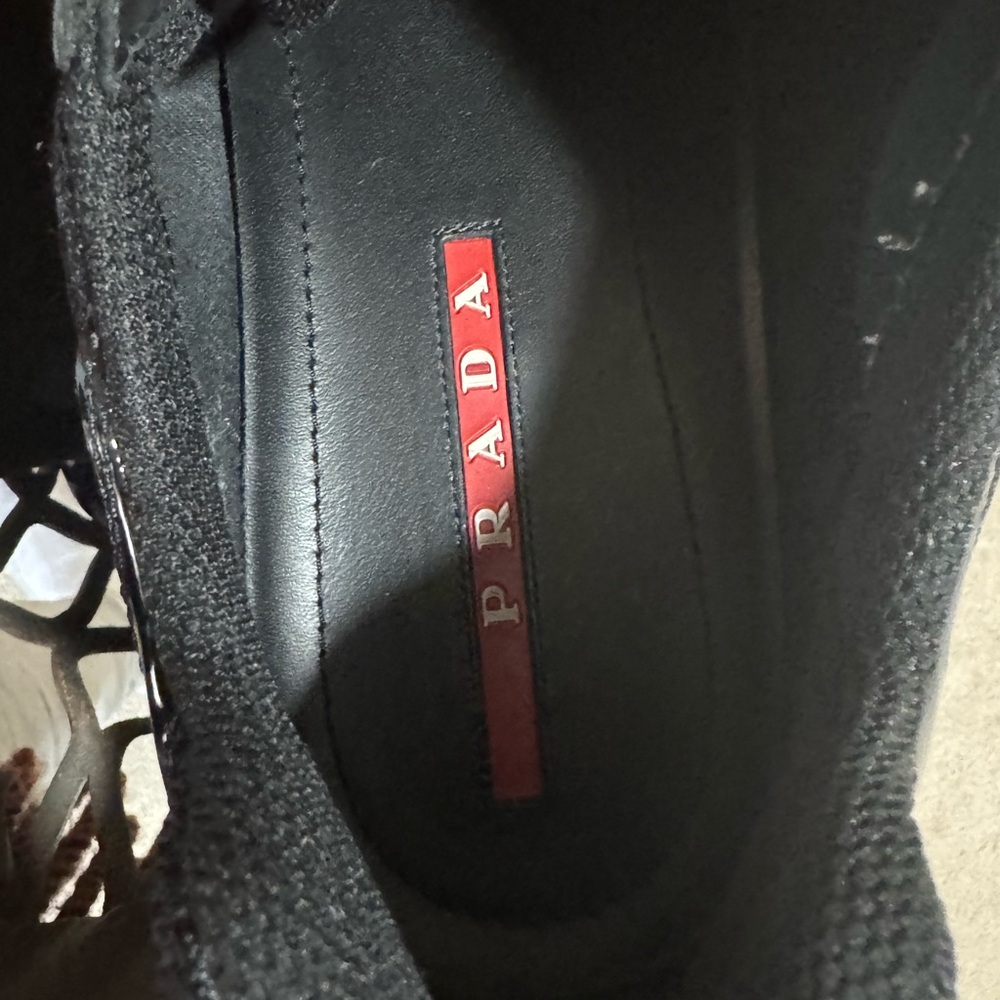 Prada Black Athletic Shoes Sleek Design - Picture 4 of 9